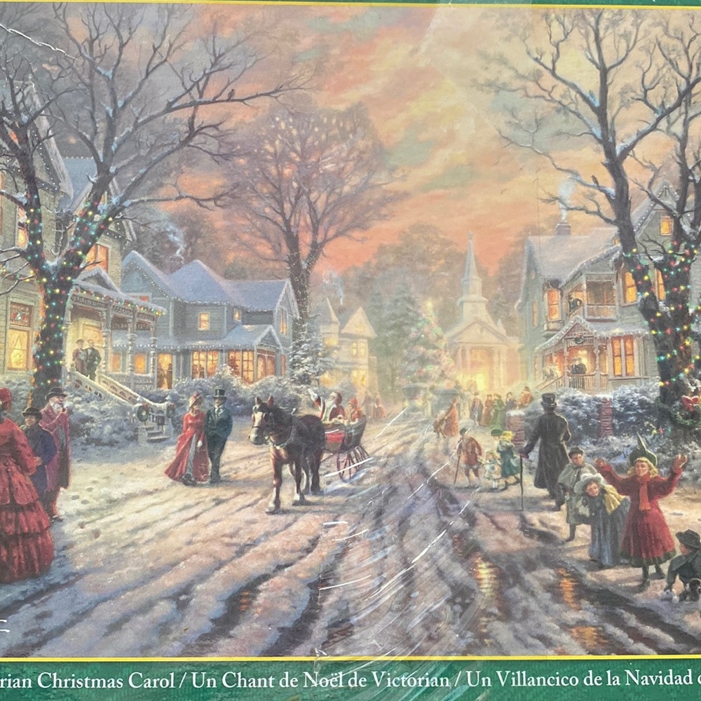 Thomas Kinkade A Victorian Christmas Carol Puzzle